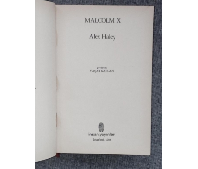 MALCOLM X ALEX HALEY