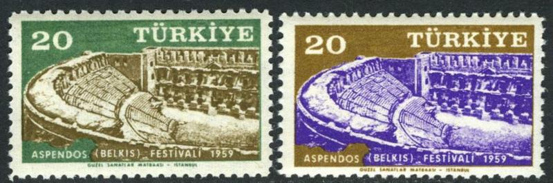 1959 DAMGASIZ ASPENDOS (BELKIS) FESTİVALİ SERİSİ 1