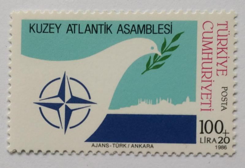 1986 NATO KUZ. ATLAN. ASAMBLESİ TAM SERİ  (MNH) 1