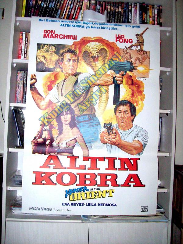 Altın Kobra - Kung Fu, Karate Sinema Afişi 1