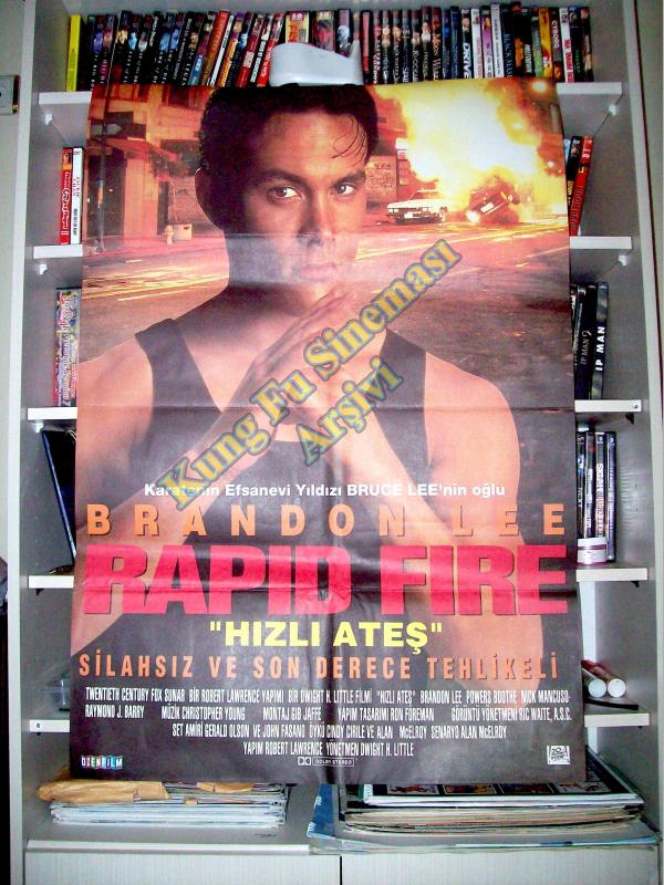 Brandon Lee - Hızlı Ateş - Karate Sinema afişi 1