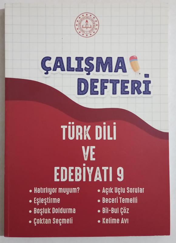 Çalışma Defteri Türk Dili ve Edebiyatı 9 1