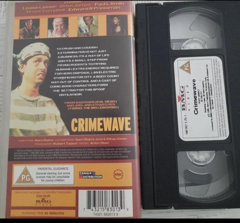 CRIME WAVE YABANCI VHS Film 2