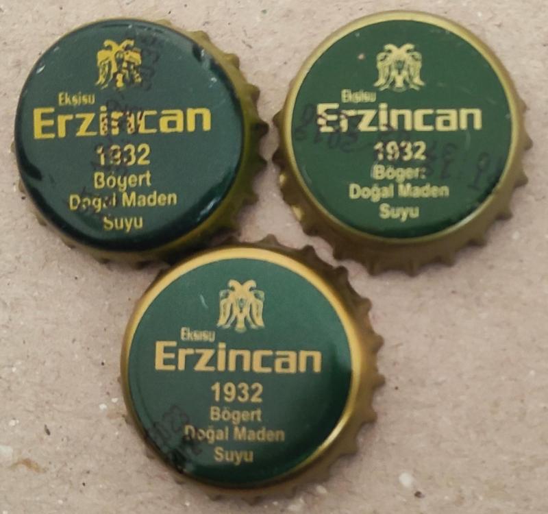 Erzincan Gazoz Kapağı (TMZ, Üretici Yok, Goldcap) 1