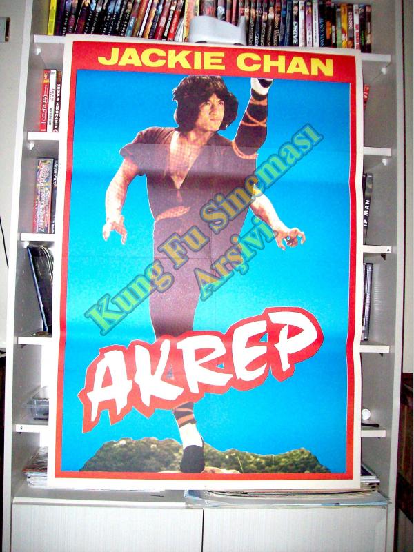 Jackie Chan - Akrep - Kung Fu, Karate Sinema Afişi 1