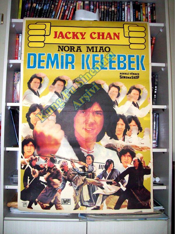 Jackie Chan - Demir Kelebek - Karate Sinema afişi 1
