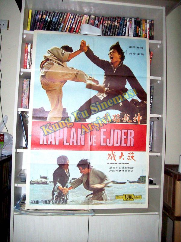 Kaplan ve Ejder - Kung Fu, Karate Sinema Afişi 1