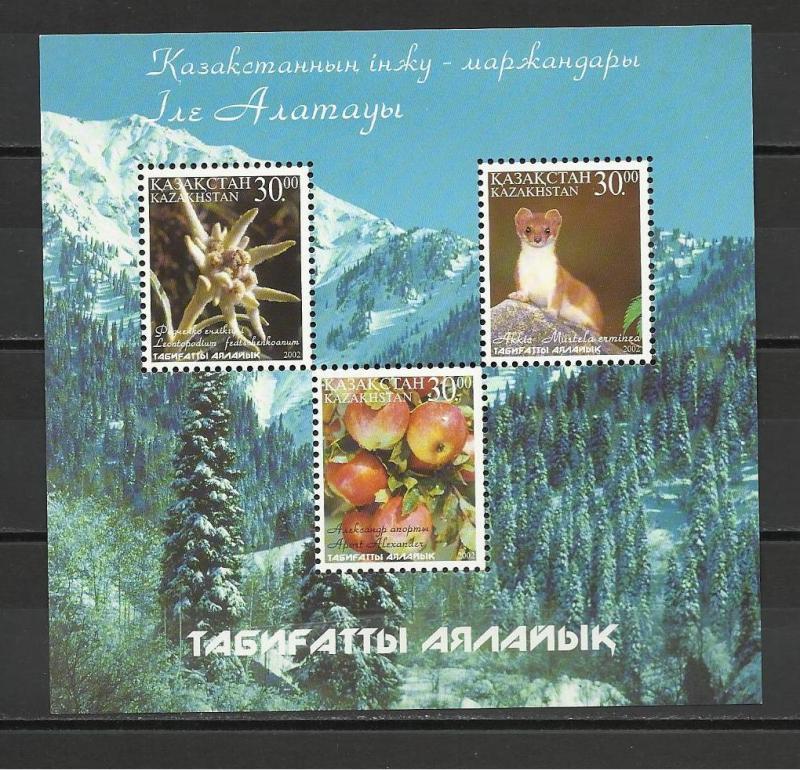 KAZAKİSTAN 2002 DAMGASIZ PEARL OF NATURE OF KAZAKİ 1