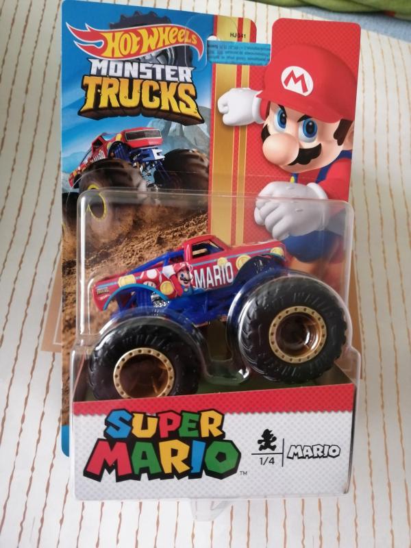Mario Monster Truck/ 1:64 ÖLÇEK 9 CM / HOT WHEELS 1