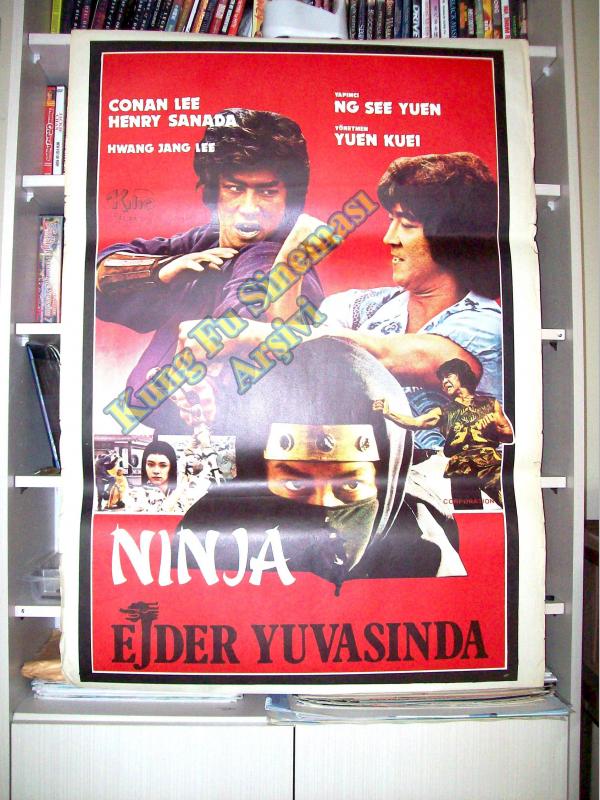 Ninja Ejder Yuvasında - Karate Sinema Afişi 1