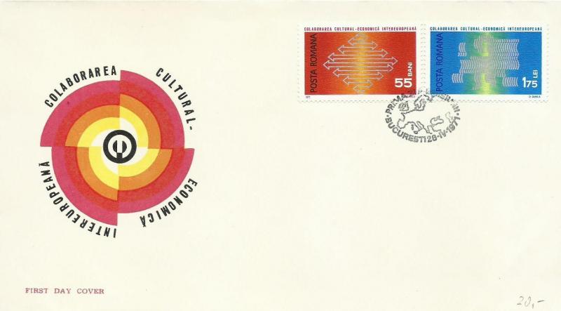 ROMANYA 1971 İNTEREUROPEANA FDC 1