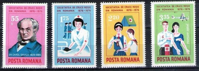 ROMANYA 1976 DAMGASIZ KIZILHAÇ'IN 100. YILI SERİSİ 1