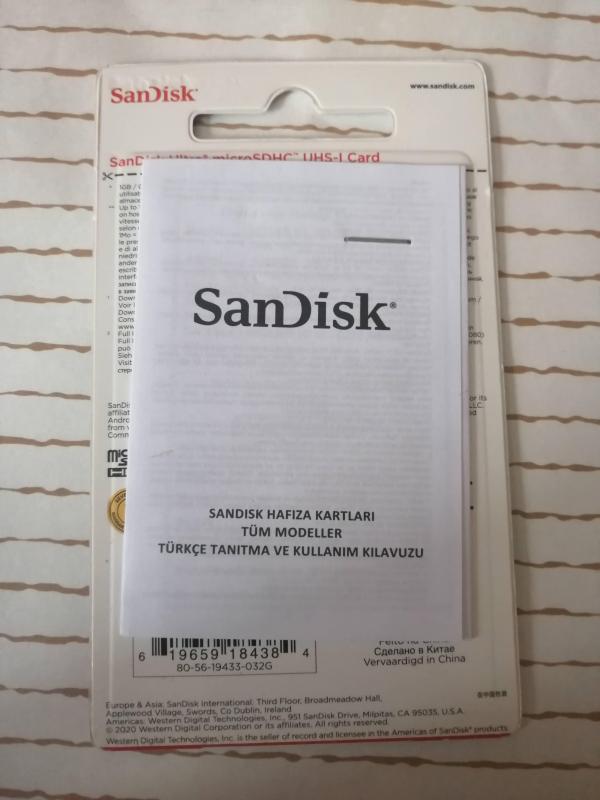 Sandisk 32GB Micro SDHC Class10  100MB/s 2