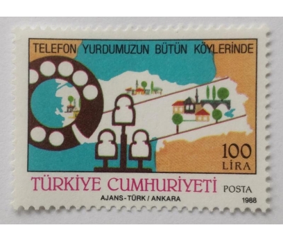 1988 PTT ÇALIŞMALARI  TAM SERİ  (MNH)