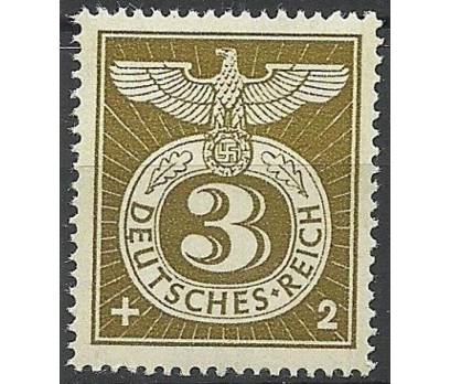ALMANYA (III. REICH) 1943 DAMGASIZ İPTAL DAMGASI S 1 2x