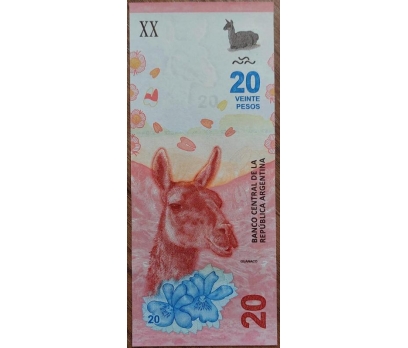ARJANTİN 20 Pesos, (2020) ÇİL 1 2x