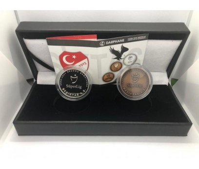 Beşiktaş 16. Şampiyonluk Gümüş Bronz  Hatıra Para 1 2x