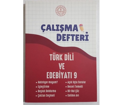 Çalışma Defteri Türk Dili ve Edebiyatı 9 1 2x