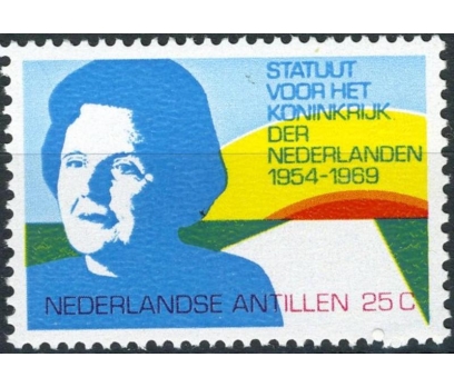 HOLLANDA ANTİLLERİ 1969 DAMGASIZ HOLLANDA KRALLIĞI