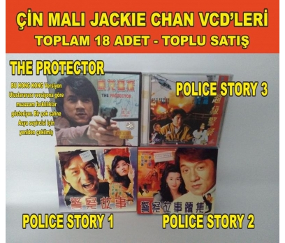 Jackie Chan - 18 VCD - TOPLU SATIŞ