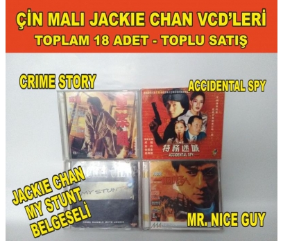 Jackie Chan - 18 VCD - TOPLU SATIŞ 3 2x