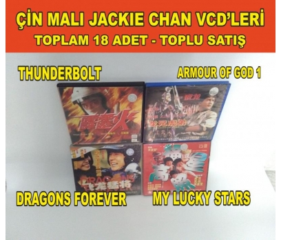 Jackie Chan - 18 VCD - TOPLU SATIŞ 4 2x