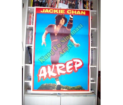 Jackie Chan - Akrep - Kung Fu, Karate Sinema Afişi 1 2x