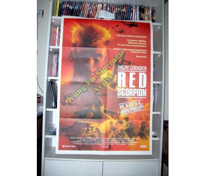 Kızıl Akrep - Dolph Lundgren - Sinema Afişi -Çizim