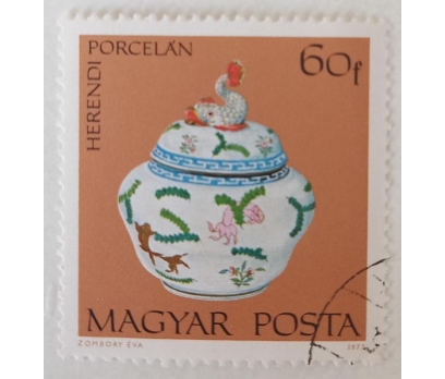 Magyar Posta Pulu Herendi Porcelan Temalı 1972 Yıl