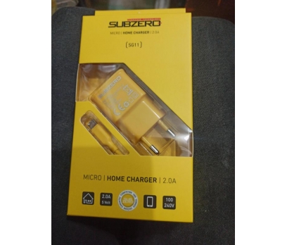 MİCRO USB GİRİŞLİ ŞARJ ALETİ 2.0 Amperli Sarı Renk 1 2x