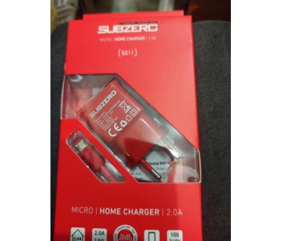 MİCRO USB GİRİŞLİ ŞARJ ALETİ 2.0Amperli Kırmızı 1 2x
