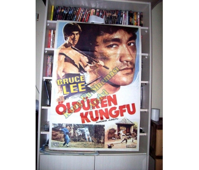 Öldüren Kung Fu - Bruce Lee - Karate Sinema Afişi