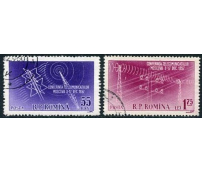 ROMANYA 1958 DAMGALI SOSYALİST ÜLKELERİN POSTA VE