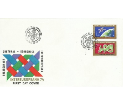 ROMANYA 1974 İNTEREUROPEANA FDC 1 2x