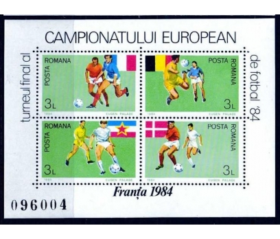ROMANYA 1984 DAMGASIZ AVRUPA FUTBOL ŞAMPİYONASI BL