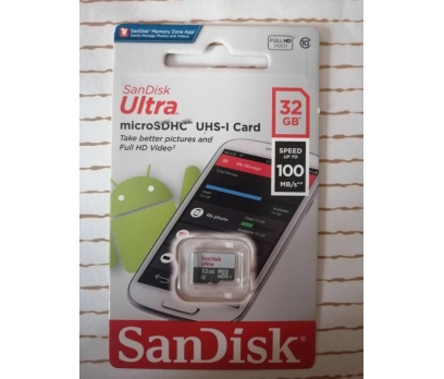 Sandisk 32GB Micro SDHC Class10  100MB/s 1 2x