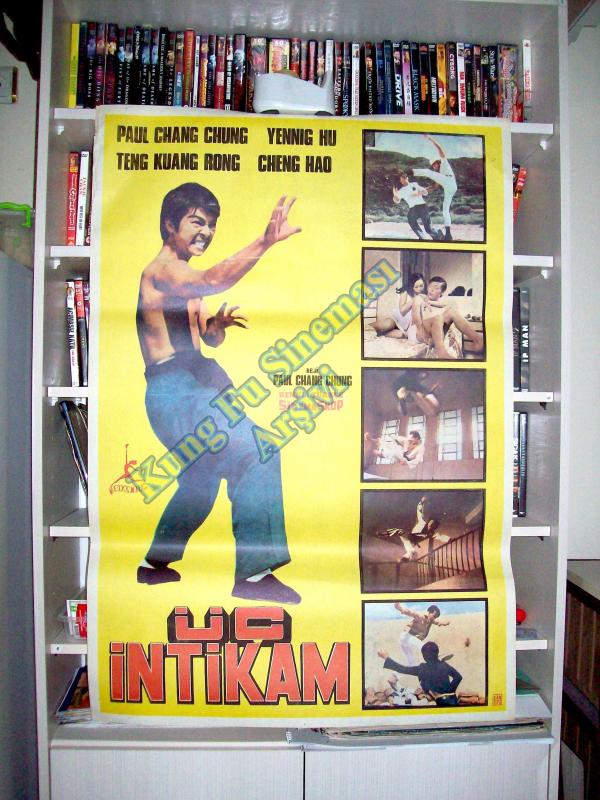 Üç İntikam - Kung Fu, Karate Sinema Afişi 1