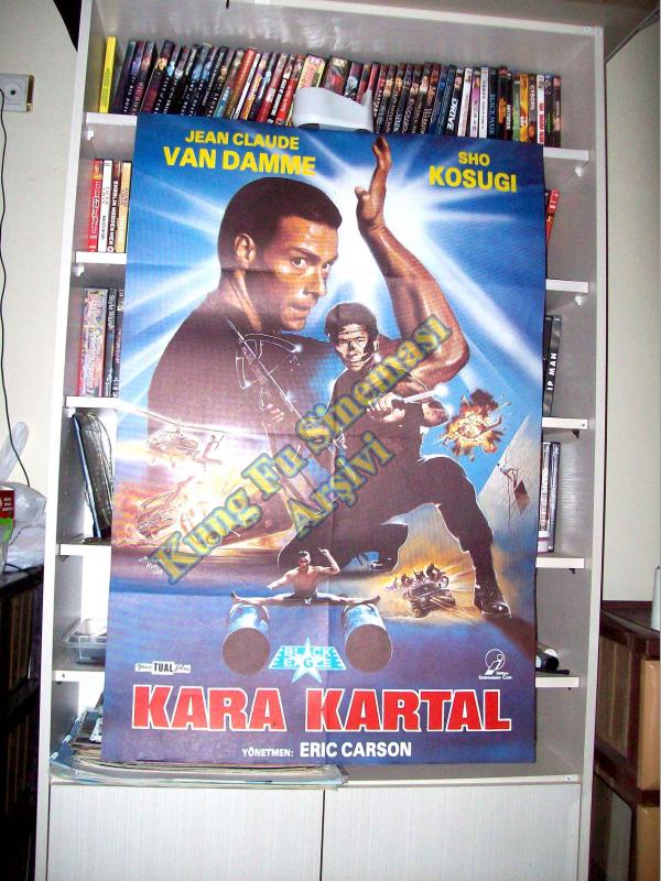 Van Damme - Kara Kartal - Karate Sinema Afişi 1