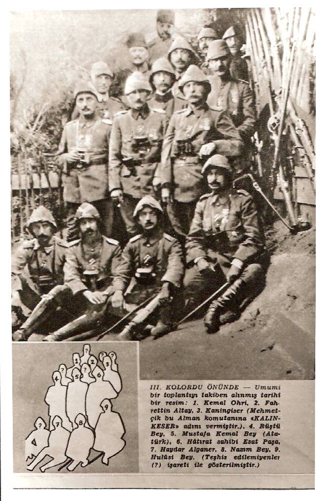 D&K-ATATÜRK-3 NCÜ KOLORDU ERKANI İLE 1915 1