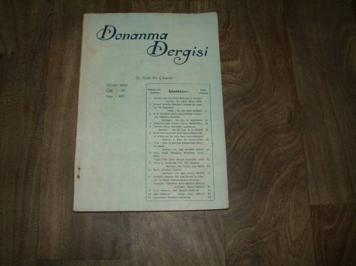 DONANMA DERGİSİ CİLT - 70  NİSA - 1958 SAYI -421 1